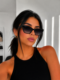 عینک زنانه کائوچویی مدل پروانه ای