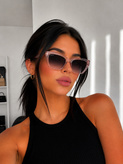 عینک زنانه کائوچویی مدل پروانه ای