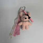 چارم بگ خرس تدی صورتی