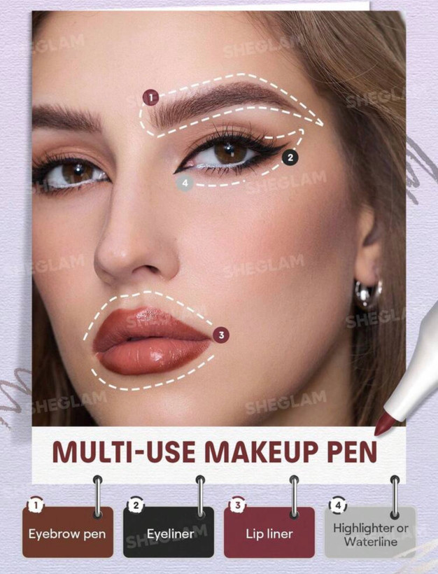 مداد ۴ کاره آرایشی شیگلم